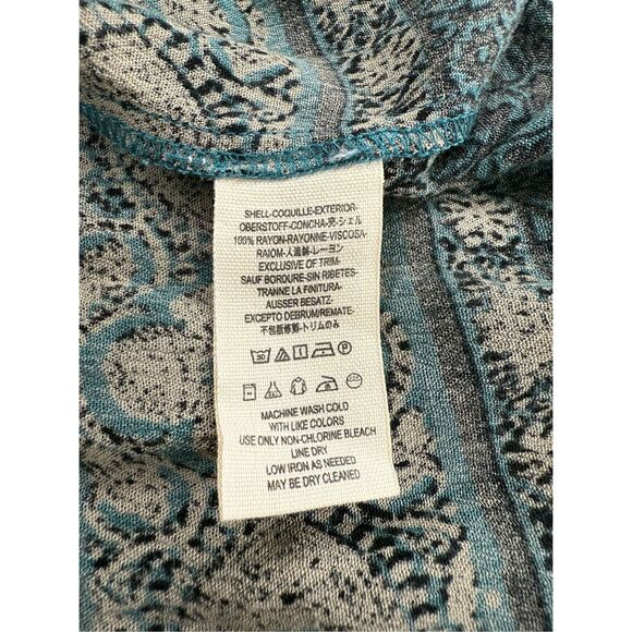 Free People Women’s Small She’s A Lady Reversible Midi Dress Deep V Neck Or Back - Picture 7 of 7